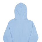 CHAMPION REVERSE WEAVE Womens Blue Hoodie M Embroidered Logo Cotton Blend