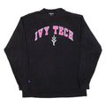 JANSPORT Ivy Tech Womens T-Shirt Black Long Sleeve USA M