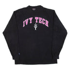 JANSPORT Ivy Tech Womens T-Shirt Black Long Sleeve USA M