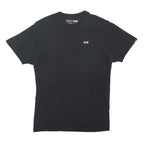 VANS Mens Black Classic T-Shirt M Short Sleeve Crew Neck Cotton Casual