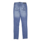 CALVIN KLEIN JEANS Womens Slim Skinny Denim Light Blue W28 L32 Stylish Zip
