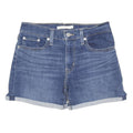 LEVI'S Womens Denim Blue Casual Shorts S W28 Cuffed Hem