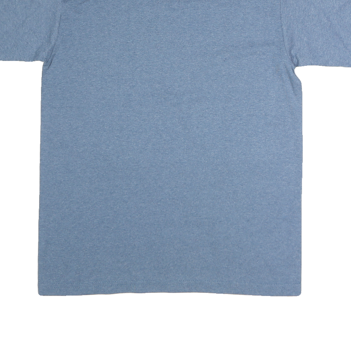 C&H Mens Blue Crew Neck T-Shirt M Cotton Graphic Print Casual