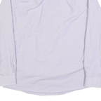 TOMMY HILFIGER Mens Purple Shirt L Cotton Blend Formal Button Collar Checked