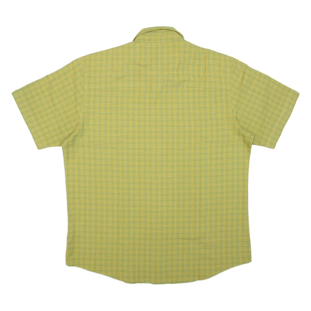 JACK WOLFSKIN Mens Shirt Green Check M