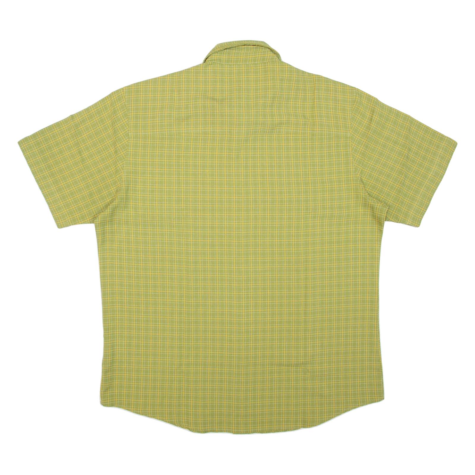 JACK WOLFSKIN Mens Shirt Green Check M
