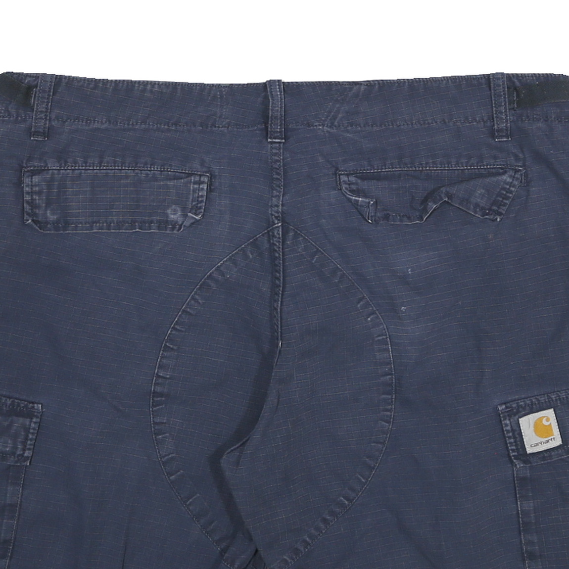 CARHARTT Mens Cargo Navy Blue Shorts XL W36 Cotton Workwear Casual