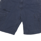 CARHARTT Mens Cargo Navy Blue Shorts XL W36 Cotton Workwear Casual