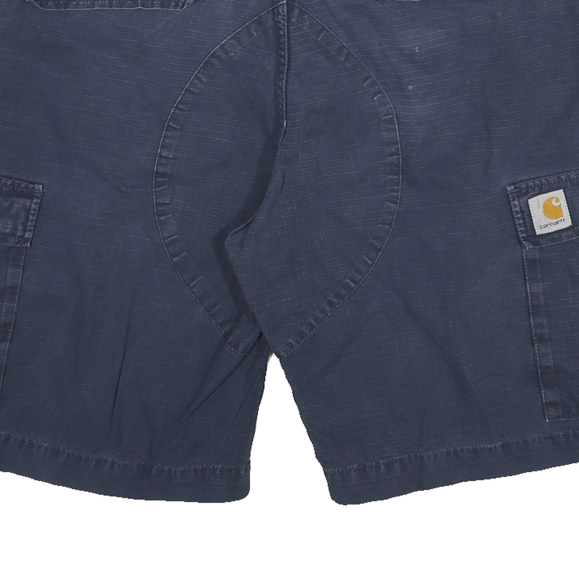 CARHARTT Mens Cargo Navy Blue Shorts XL W36 Cotton Workwear Casual