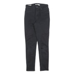 LEVI'S 721 Womens Denim Black Slim Skinny Jeans W26 L28 Classic Zip