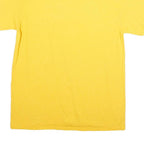 MAJESTIC Mens Yellow Milwaukee Brewers Graphic T-Shirt M Short Sleeve Crew Neck