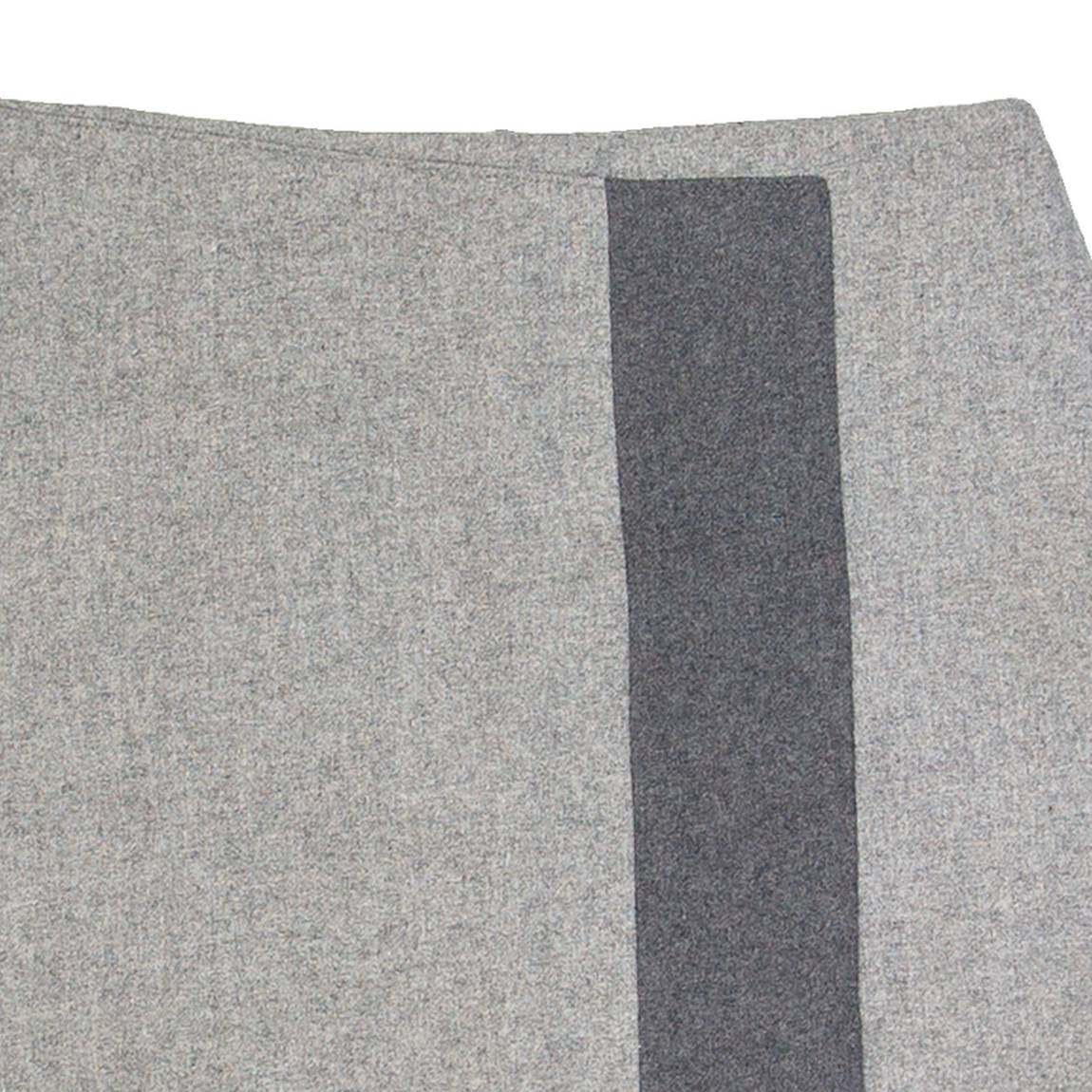 MINT VELVET Womens Straight Skirt Grey Short Wool UK 8