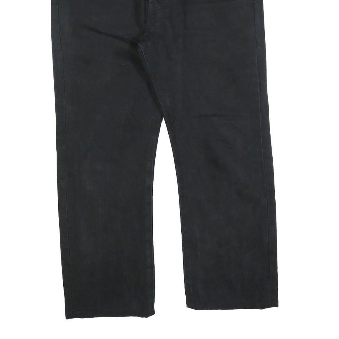 LEVI'S 501 Mens Jeans Black Regular Straight Denim Raw W30 L23 Classic Button