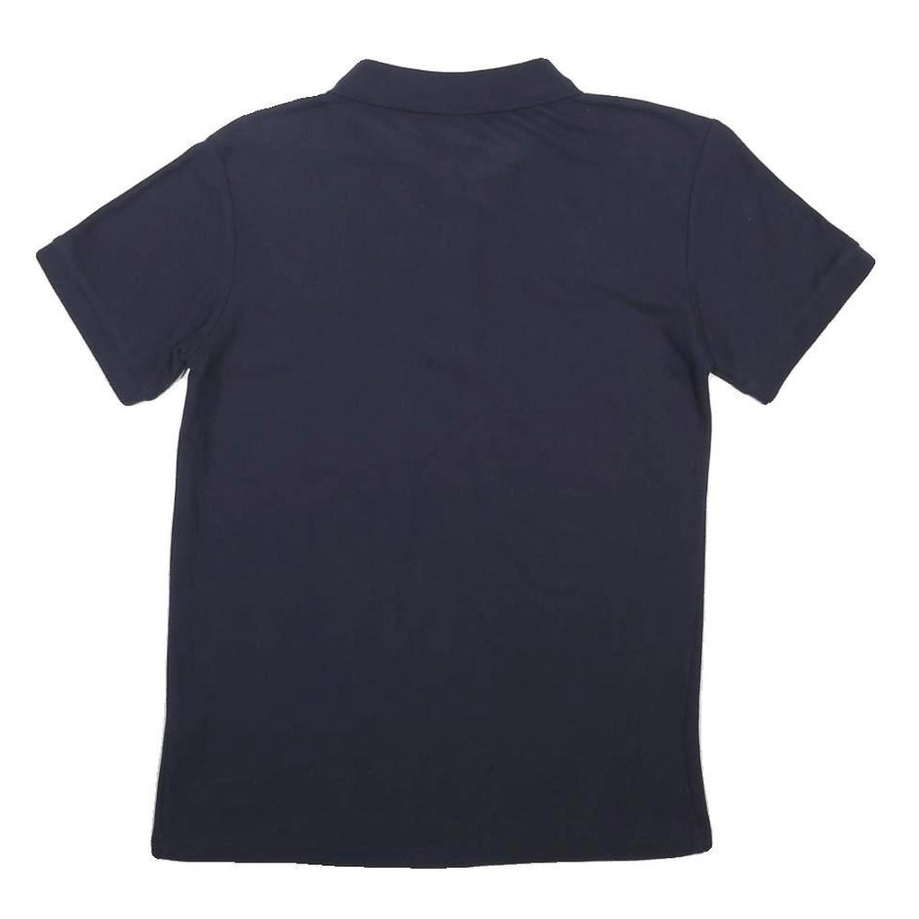KAPPA Mens Navy Blue Short Sleeve Plain Polo Shirt S Cotton Blend Casual