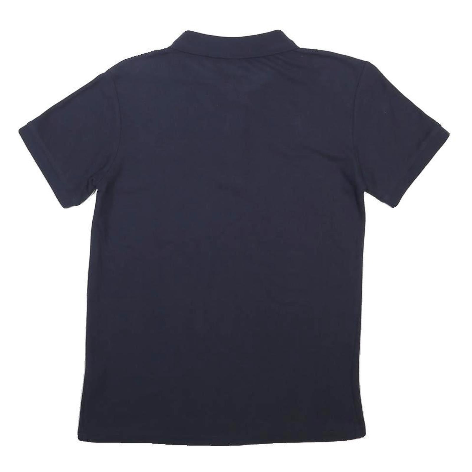 KAPPA Mens Navy Blue Short Sleeve Plain Polo Shirt S Cotton Blend Casual