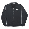 PUMA Mens Black Bomber XL Cotton Blend Plain Sportswear Zip Jacket