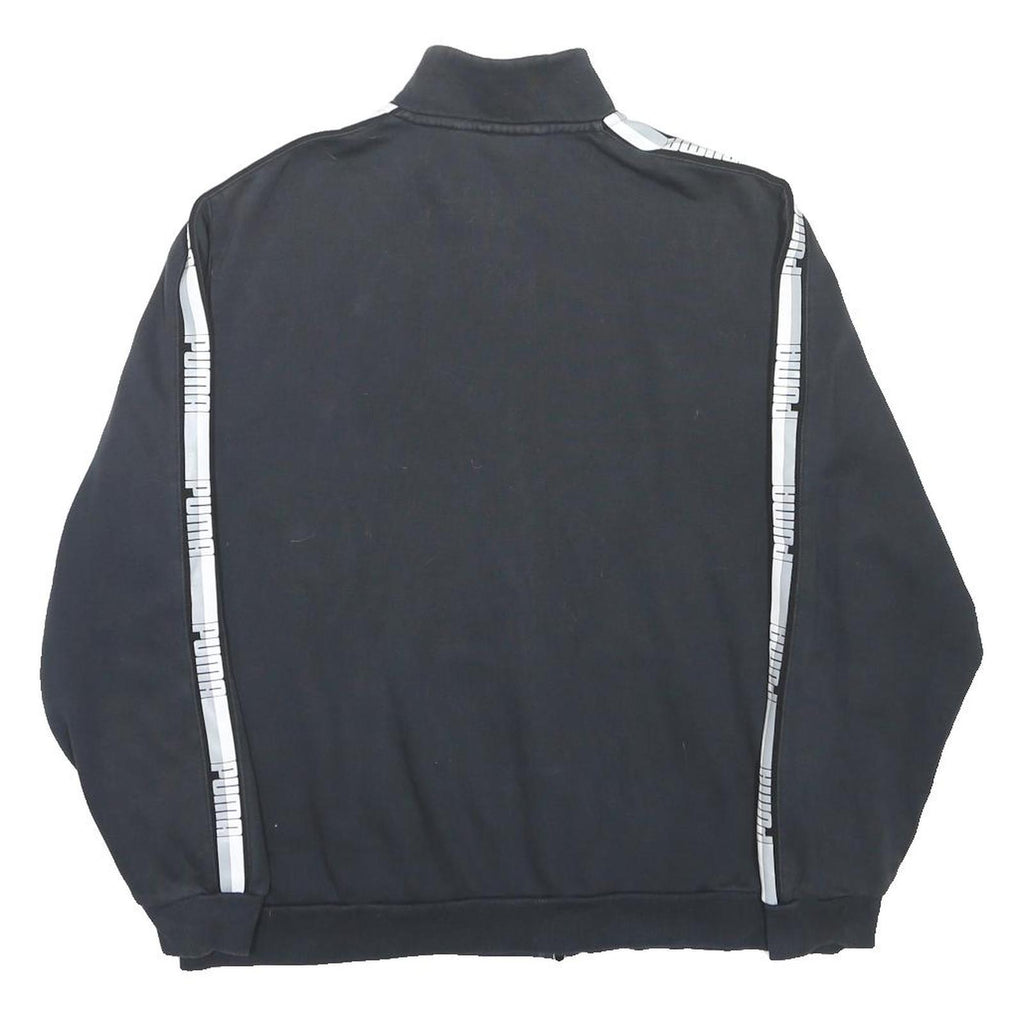 PUMA Mens Black Bomber XL Cotton Blend Plain Sportswear Zip Jacket