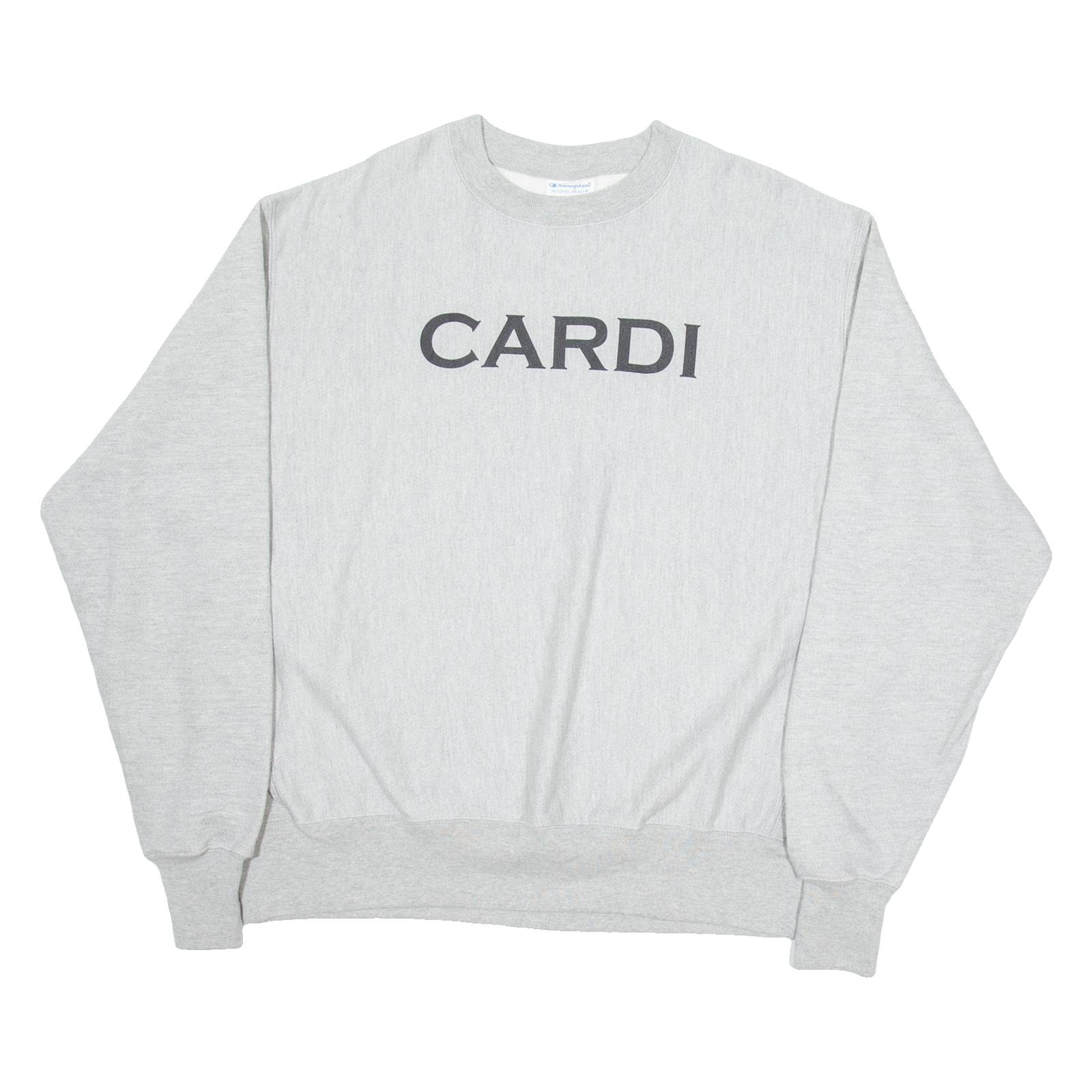 CHAMPION Cardi Mens Sweatshirt Grey L