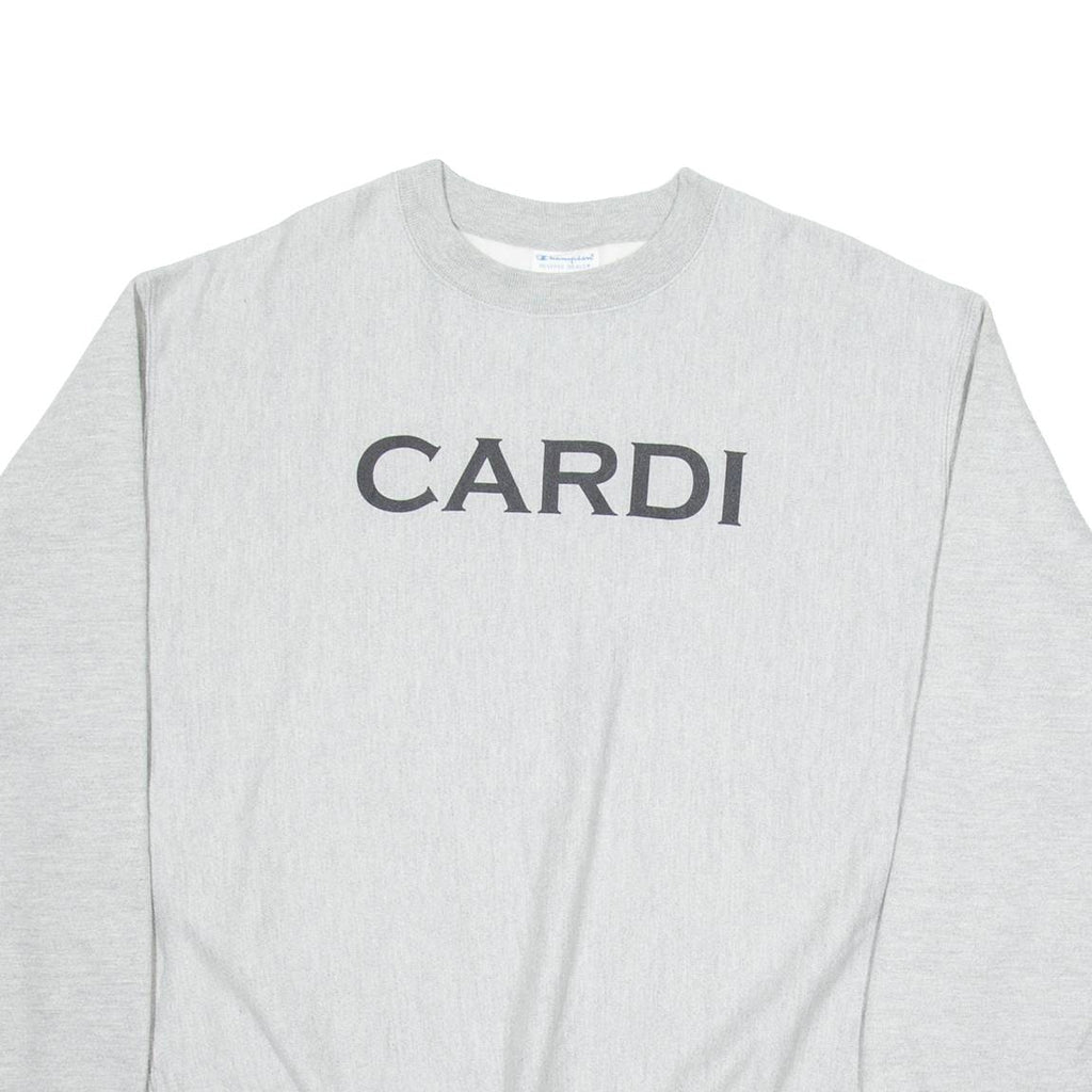CHAMPION Cardi Mens Sweatshirt Grey L