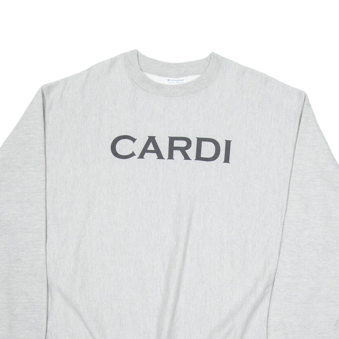 CHAMPION Cardi Mens Sweatshirt Grey L