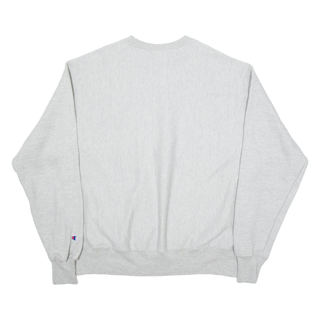 CHAMPION Cardi Mens Sweatshirt Grey L