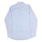 LOTTO Mens Blue Shirt XL Cotton Long Sleeve Button Collar Classic Fit Formal