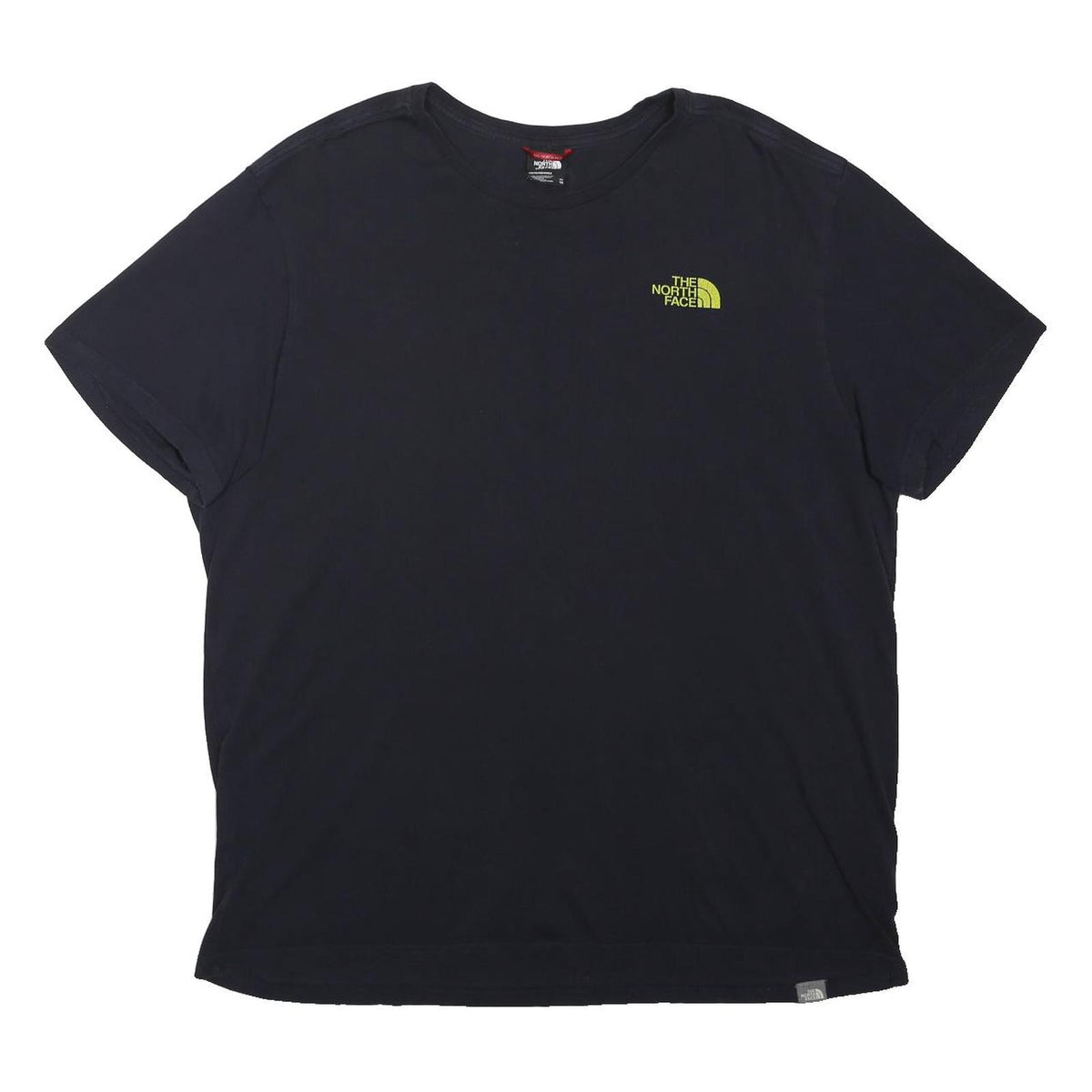 THE NORTH FACE Mens Black & Lime Graphic T-Shirt XL Short Sleeve Crew Neck