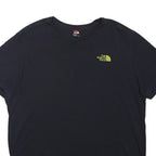 THE NORTH FACE Mens Black & Lime Graphic T-Shirt XL Short Sleeve Crew Neck