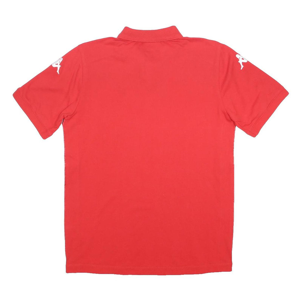 KAPPA Mens Red White Sleeve Stripe Polo Shirt M Cotton Blend Sportswear