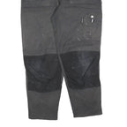DICKIES Mens Cotton Blend Black Workwear Trousers Regular Fit W34 L28 Heavy Duty