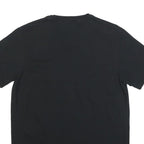 ADIDAS Womens Black Graphic T-Shirt M Short Sleeve Crew Neck Casual Cotton Blend