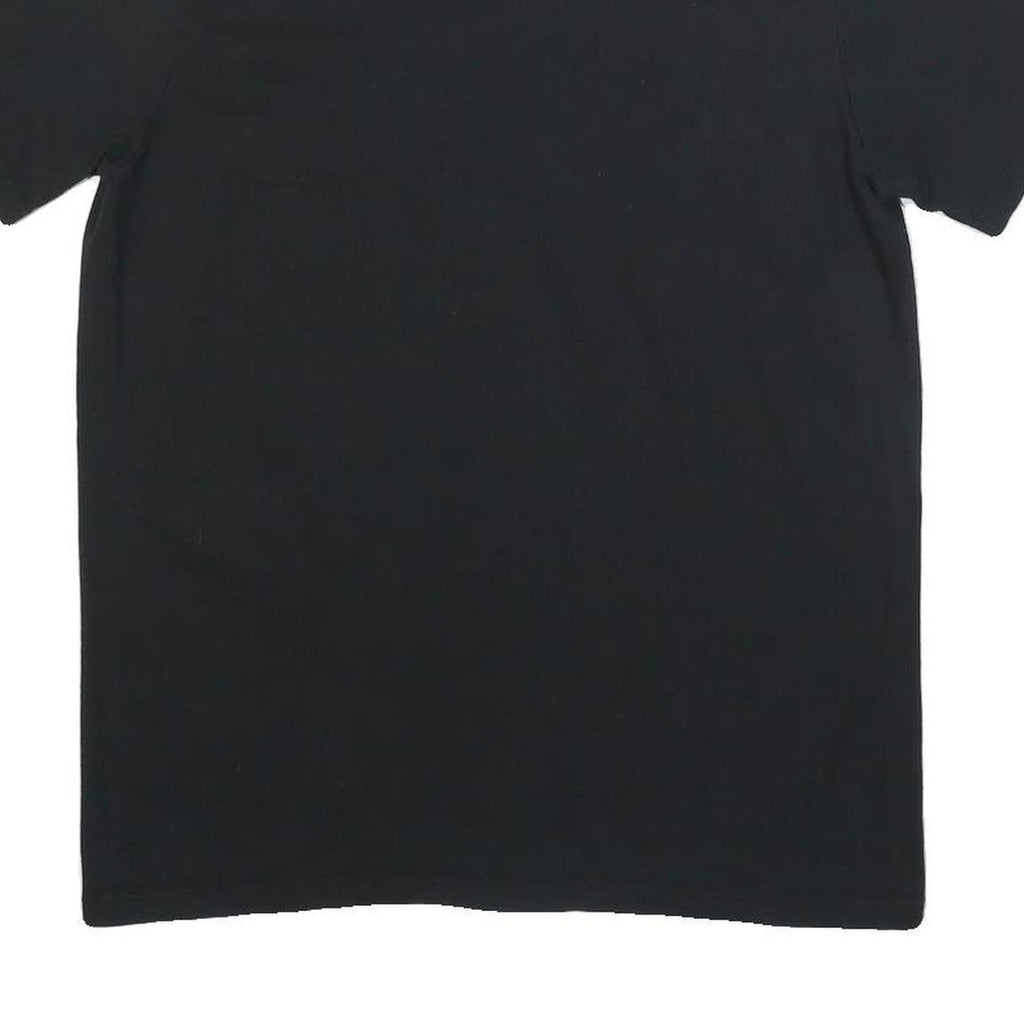 ADIDAS Womens Black Graphic T-Shirt M Short Sleeve Crew Neck Casual Cotton Blend