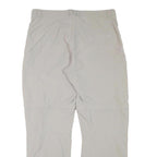 MAMMUT Womens Polyester Blend Beige Relaxed Zip Trousers W34 L31 Outdoor Casual