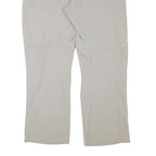 MAMMUT Womens Polyester Blend Beige Relaxed Zip Trousers W34 L31 Outdoor Casual