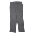 CARHARTT Mens Cotton Blend Grey Regular Straight Leg Trousers W34 L31 Workwear