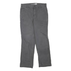 CARHARTT Mens Cotton Blend Grey Regular Straight Leg Trousers W34 L31 Workwear