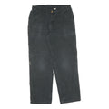 CARHARTT Mens Jeans Black Regular Straight Denim W34 L28 Durable Workwear