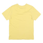 NIKE Mens Yellow Crew Neck Short Sleeve T-Shirt M Cotton Blend Casual Sportswear