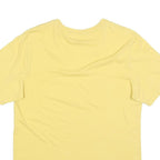 NIKE Mens Yellow Crew Neck Short Sleeve T-Shirt M Cotton Blend Casual Sportswear