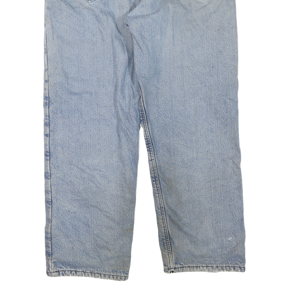 CARHARTT Mens Regular Fit Blue Denim Jeans W36 L30 Casual Cotton Blend Zip