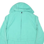 COLLECTION L Womens Green Zip Jacket L Polyester Blend Hooded Casual Outdoor