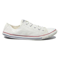 CONVERSE Chuck Taylor All Star Womens Low Top Trainers White Canvas UK 6.5