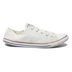 CONVERSE Chuck Taylor All Star Womens Low Top Trainers White Canvas UK 6.5