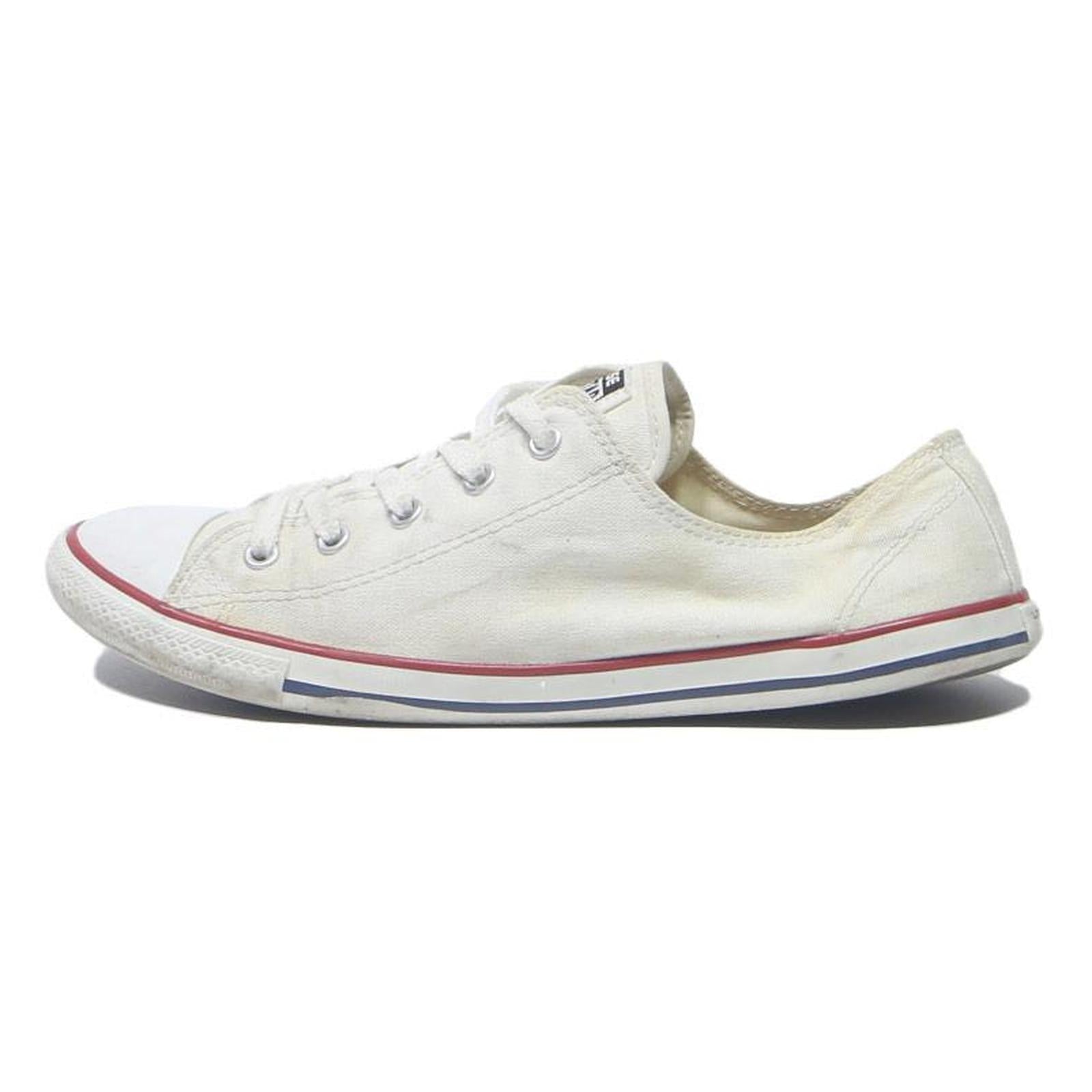 CONVERSE Chuck Taylor All Star Womens Low Top Trainers White Canvas UK 6.5