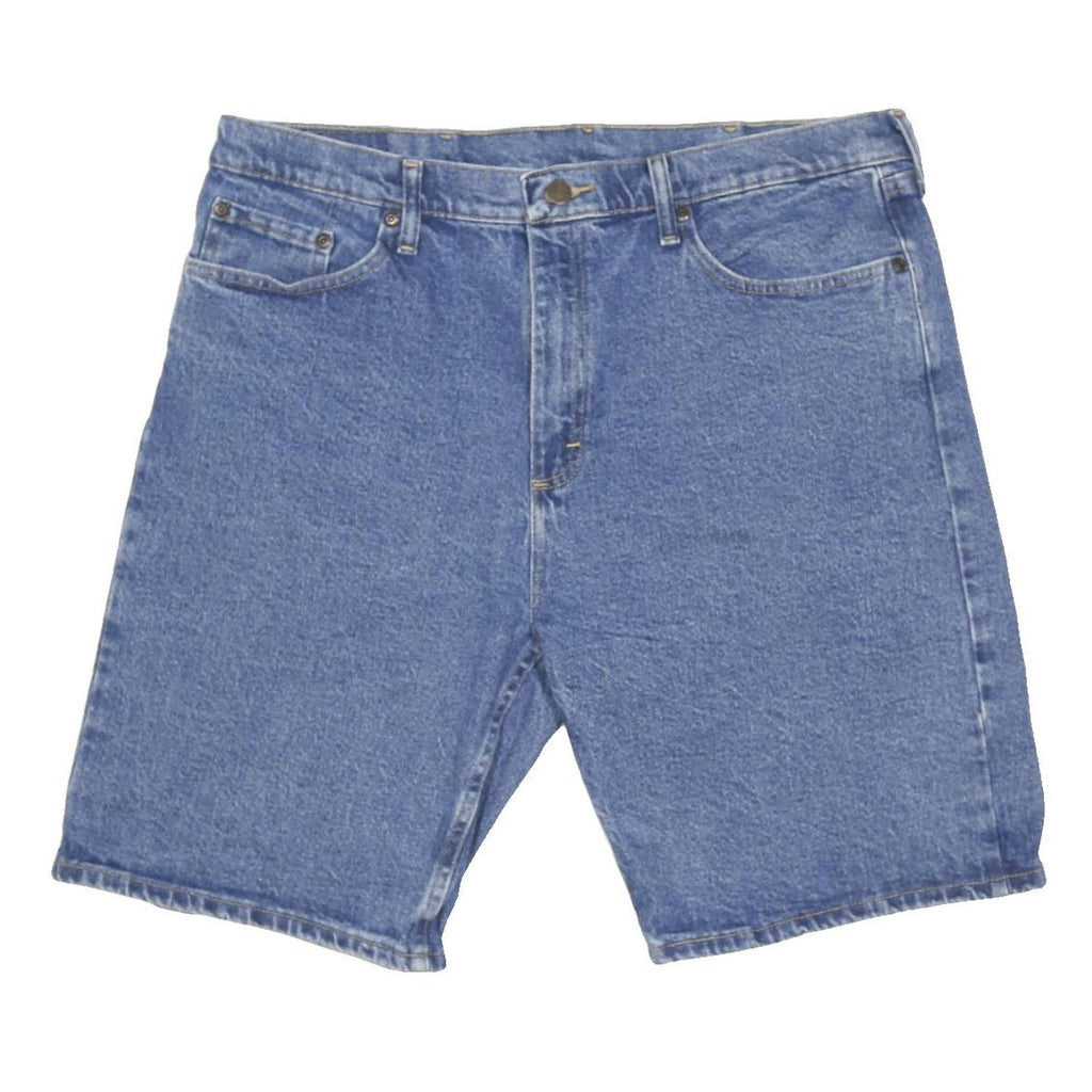 WRANGLER Mens Denim Blue Casual Shorts L W36 Cotton Blend Relaxed Fit