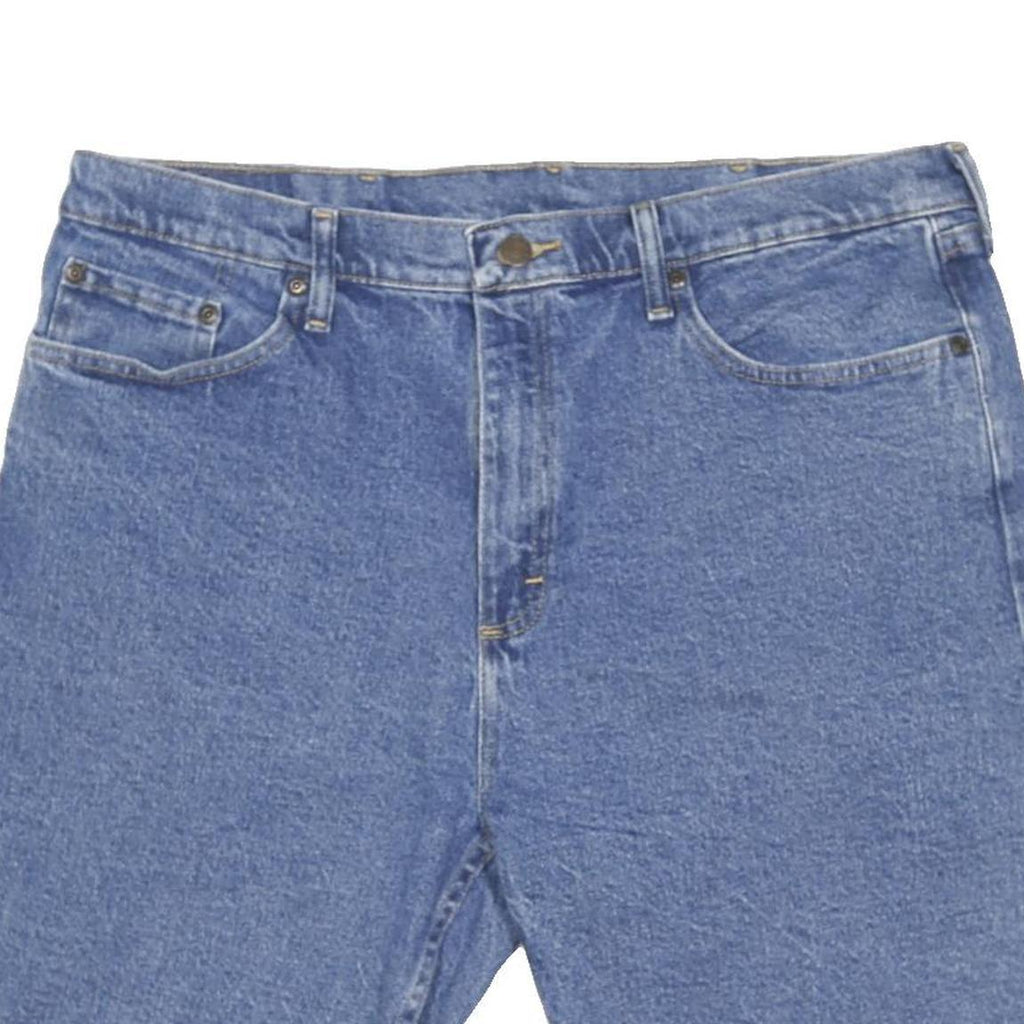 WRANGLER Mens Denim Blue Casual Shorts L W36 Cotton Blend Relaxed Fit