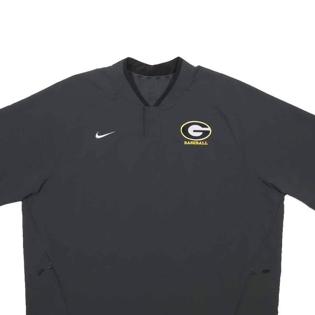 NIKE Mens Black G Baseball Short Sleeve V-Neck Polyester T-Shirt 2XL