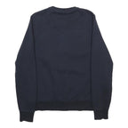 HUNTER Mens Navy Blue Sweatshirt Crew Neck XS Cotton Blend Pullover Logo