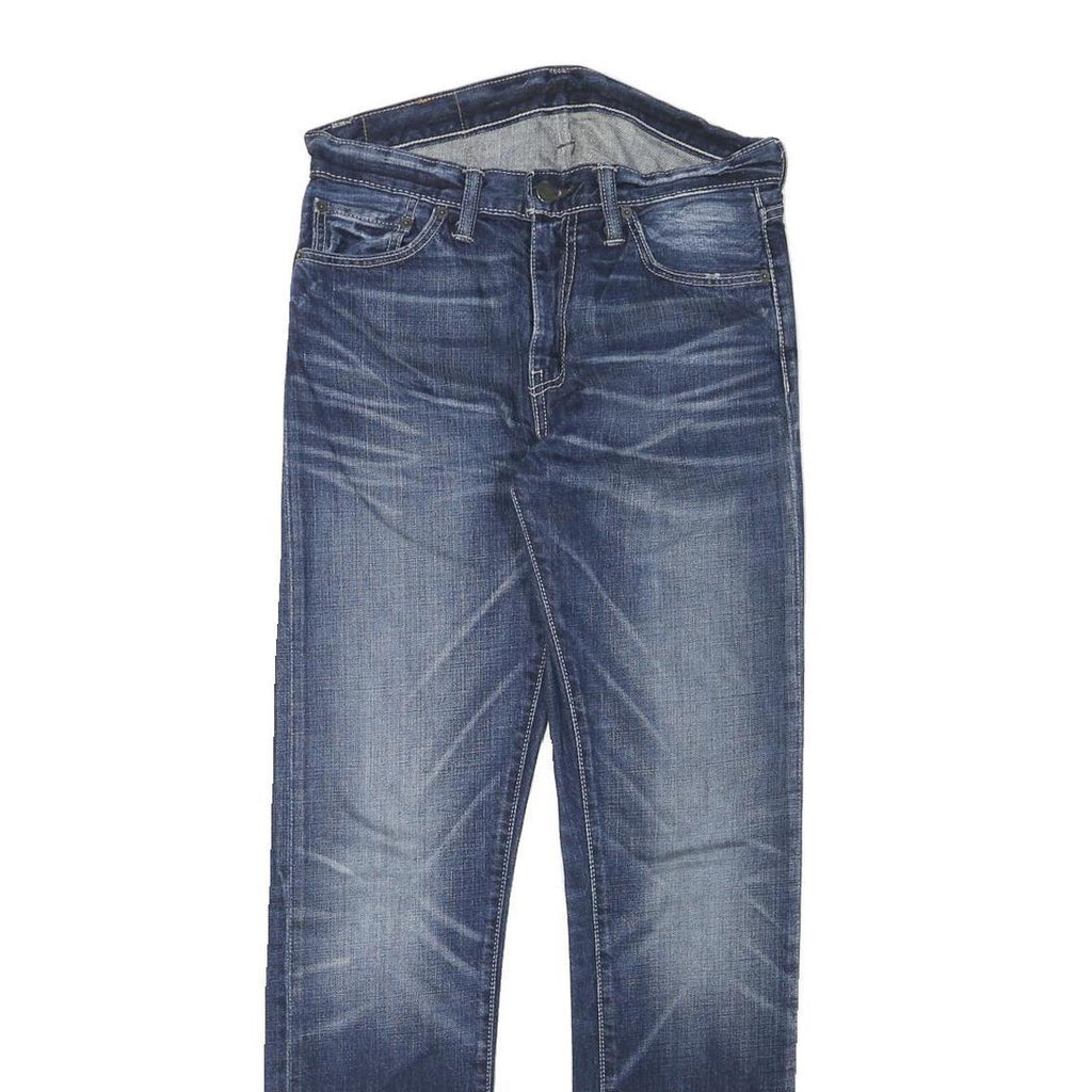 LEVI'S Mens Regular Fit Blue Denim Jeans W30 L30 Classic Zip Closure Cotton