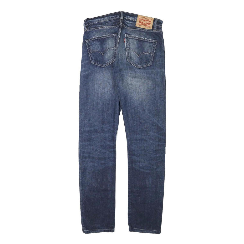 LEVI'S Mens Regular Fit Blue Denim Jeans W30 L30 Classic Zip Closure Cotton